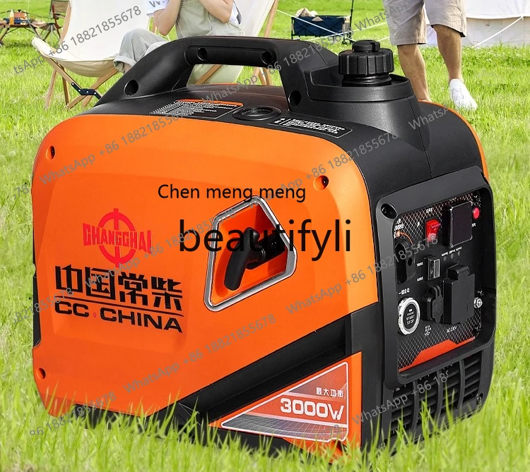FF Changchai  Generator 2/3/5kW 8KW Small Household Single-phase Digital Inverter 220V Portable