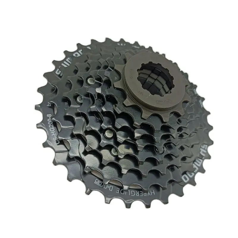 Shimano CS-HG200-8 MTB Mountain Bike Flywheel 8/24 Speed Cassette 12-32T Bicycle Parts HG200 Freewheel HG200-8 Bike Freewheel