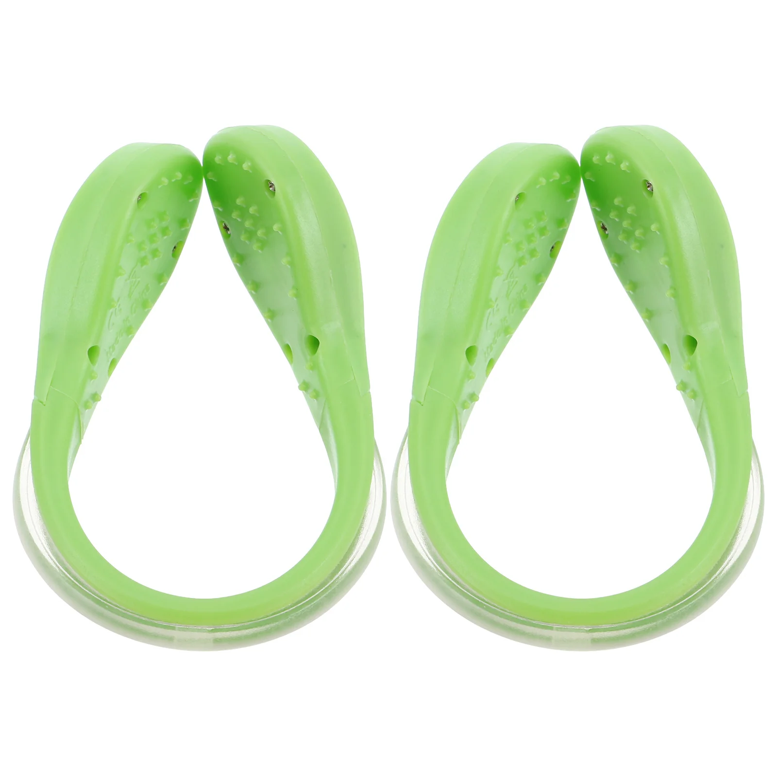 2Pcs LED Shoe Clip Lights Flash Safety Clip Night Running Gear Reflective Bright Running Lights for Walkers Cyclists Outdoor