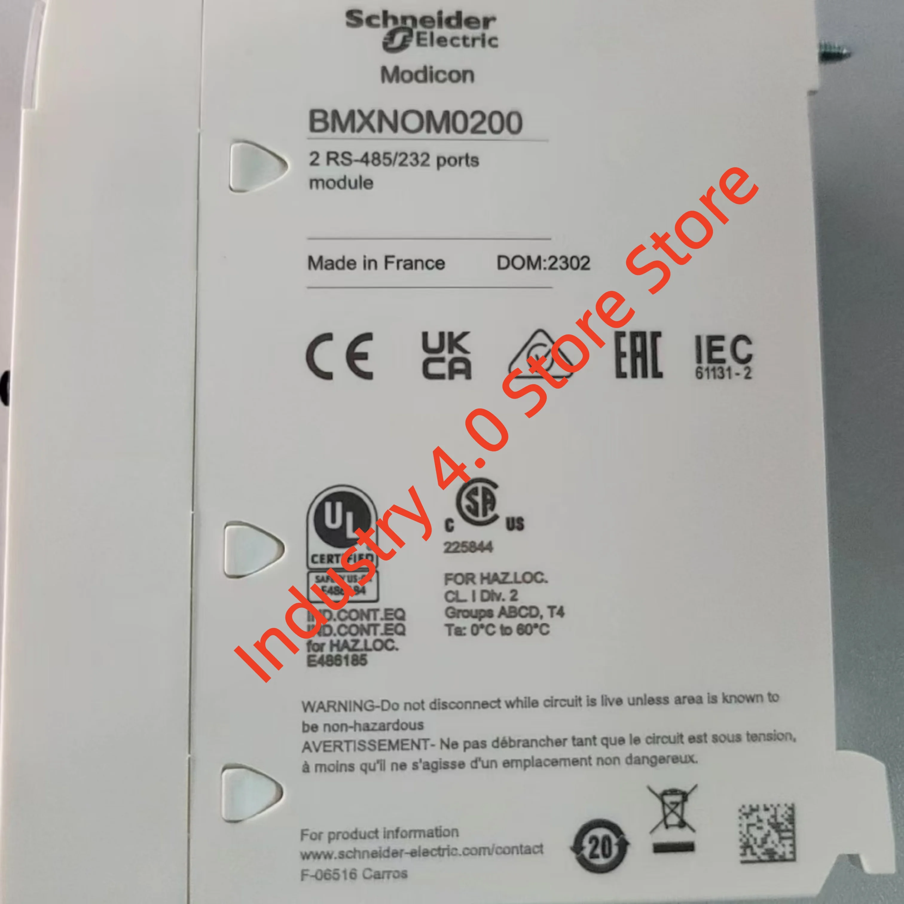 

Новый оригинальный модуль ПЛК BMXNOM0200 BMXP341000