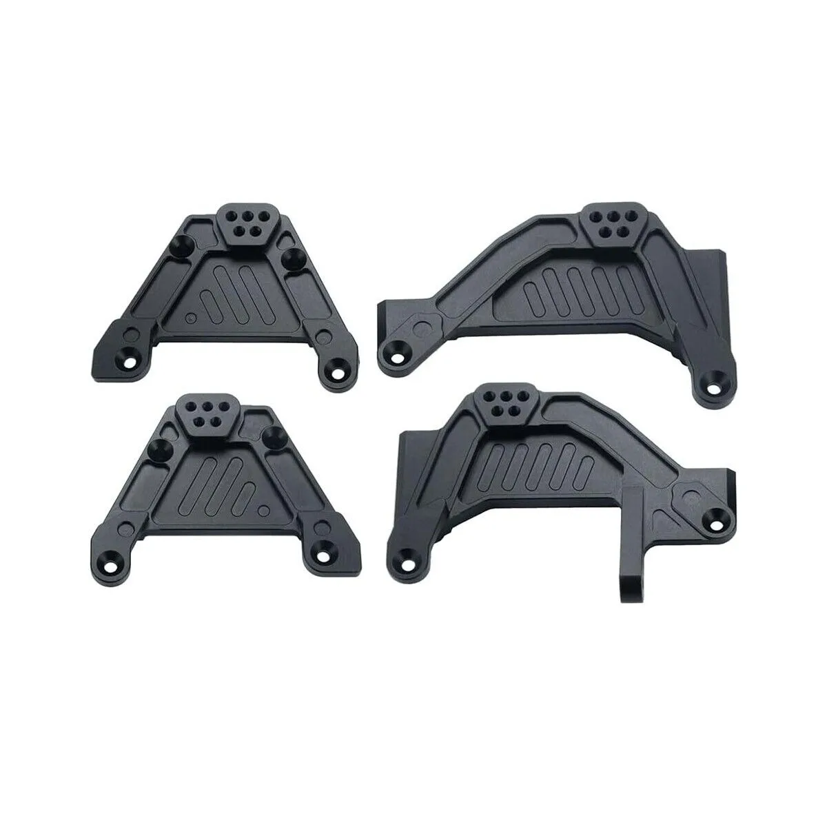 LCX Racing 1/6 RC Crawler Aluminum Front Rear Shock Tower Set Shock Mount Upgrades Parts Accessories for Axial SCX6