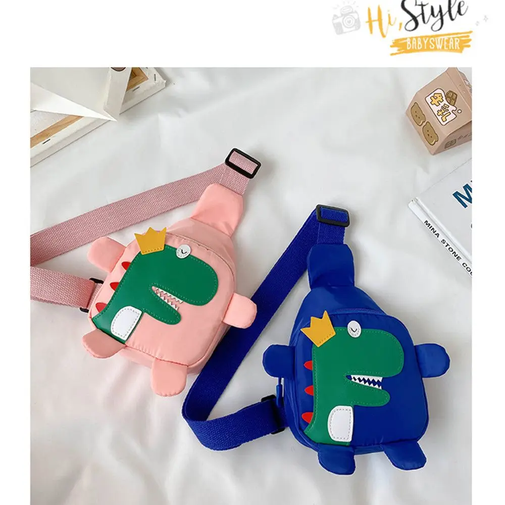 Travel Preschool  Sling Bag Toddler  Girls Boy Shoulder Chest Bags Dinosaur Cartoon School Bags