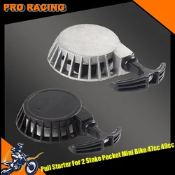 Easy Pull starter For 47cc 49cc 2 Stoke Pocket Bike Mini Moto ATV Quad Dirt Pit Bike Aluminum Pull Starter Recoil Start