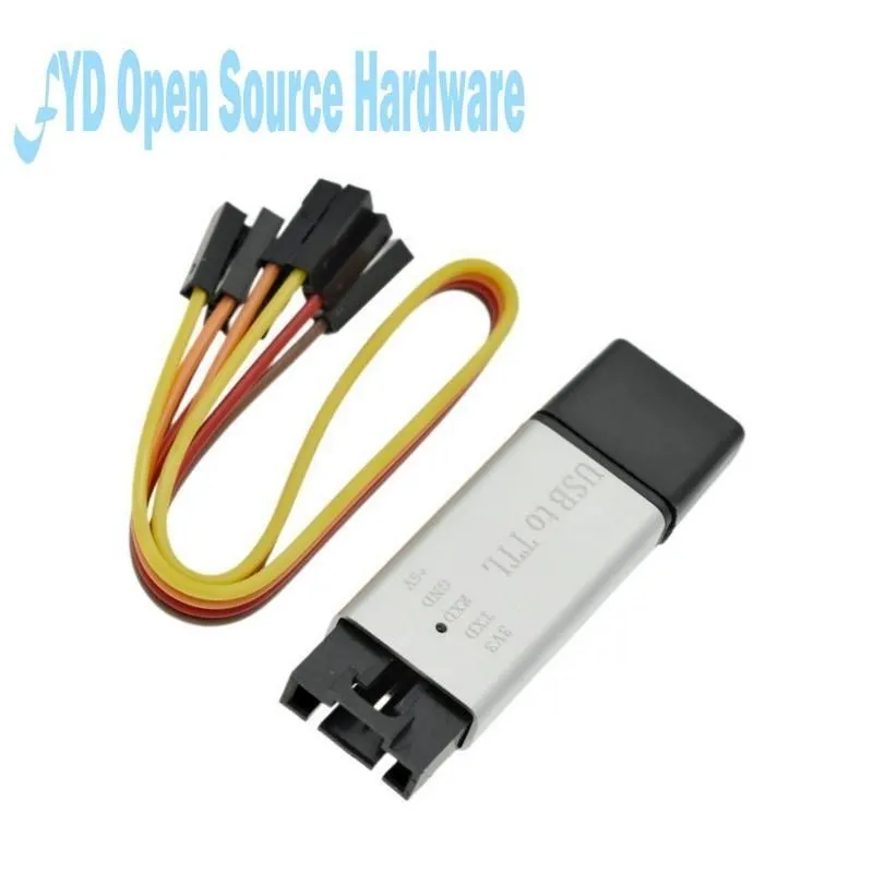 1pcs Aluminum Shell CP2102 USB 2.0 To TTL UART Module 5Pin Serial Converter STC Replace FT232 Module Support 5V/3.3V