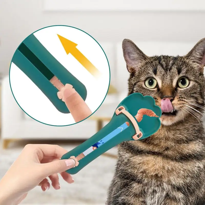 CatStrip Spoon CatFoodExtruder CatFood Strip CatStrip Squeezer Pet Feeding Spoon CatFood Spoonpet supplies