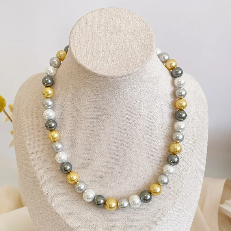 

Ожерелье из натурального жемчуга 10-11 мм, черное, с элементами цветов сушеной розы, смешанных цветов, нишевая трансграничная бижутерия