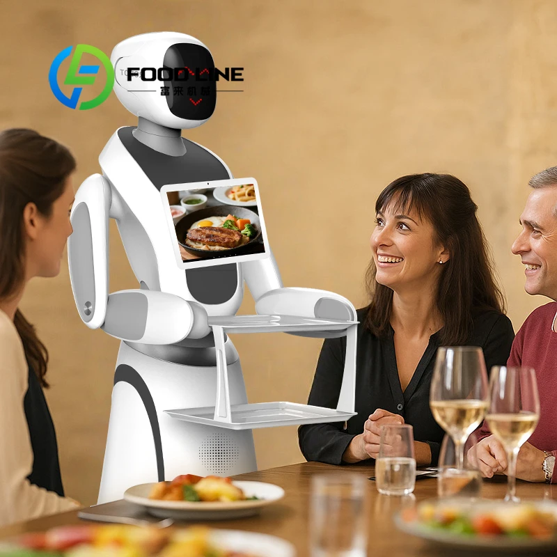 Customized Hot Sale Automatic Charging Intelligent Multifunctional Robot Hotel Restaurant Automatic Food Delivery Service Robot