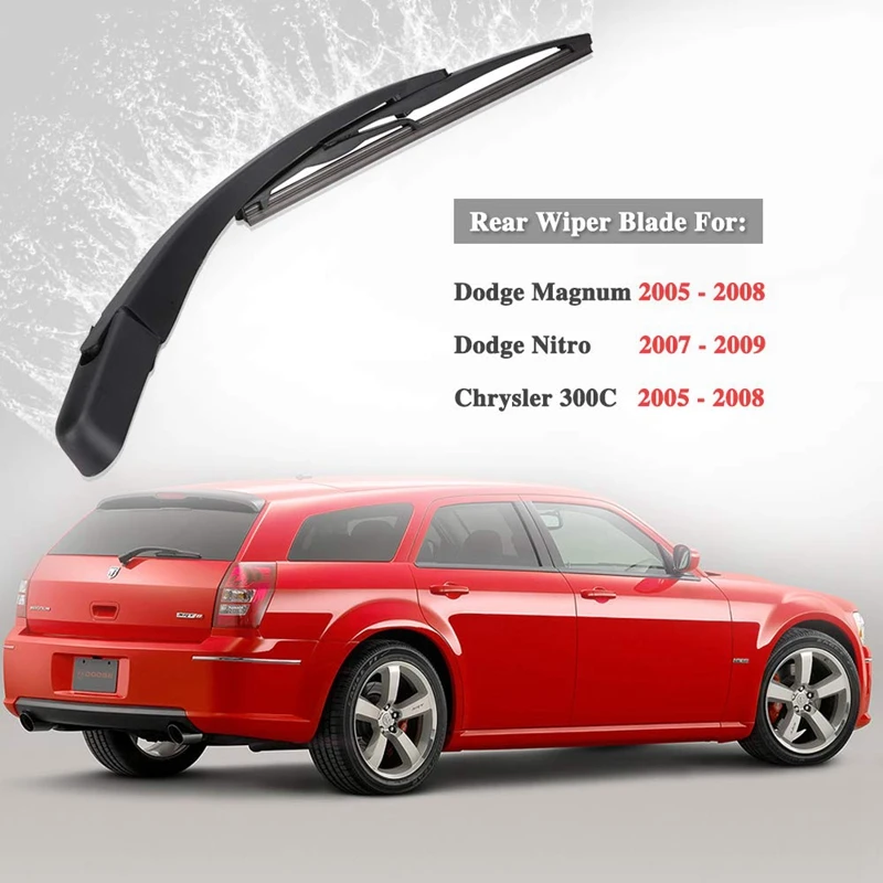 Rear Window Wiper Blade & Windshield Wipers Arm for Dodge Magnum 2005-2008,Dodge Nitro 2007-2009,Chrysler 300C 2005 -2008 514065