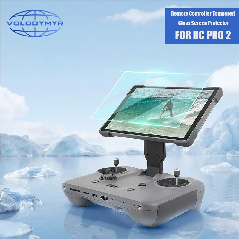 VOLODYMYR Tempered Glass for DJI RC Pro 2 Remote Control Screen Protector for DJIMavic 4 Pro Anti-scratch Film Glass Accessories