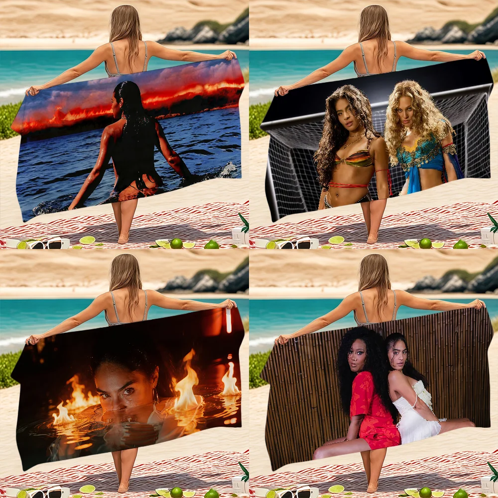 A LITTLE VENGEANCE Jessie Reyez Toalla de playa para baño, secado rápido, ligera, portátil, sauna, camping, piscina, viajes