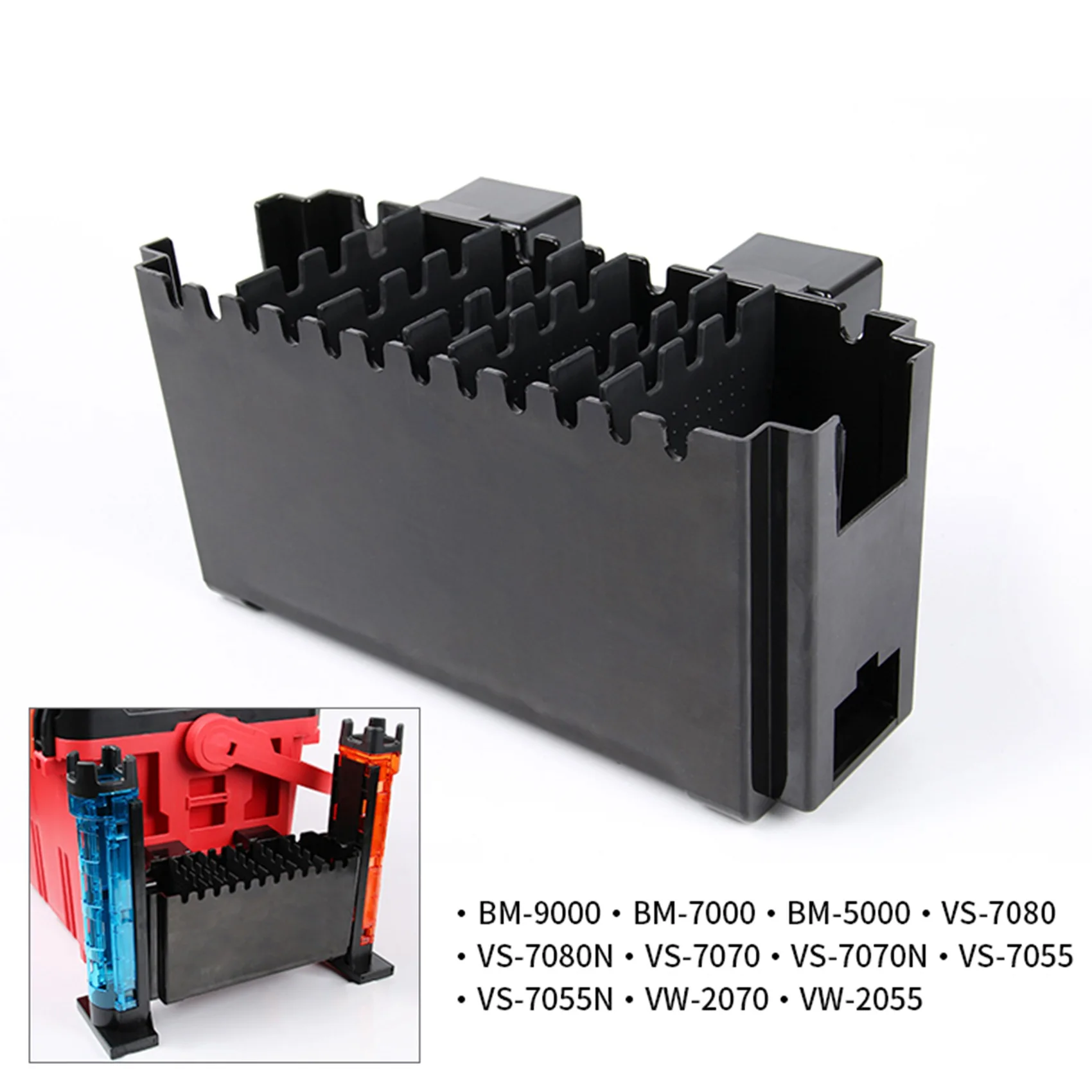 

DSAO Fishing Wobbler Plastic Box Fishing Storage Tackle Case for MEIHO BM 9000 7000 5000 VS 7070N Accessories Tool Box,L