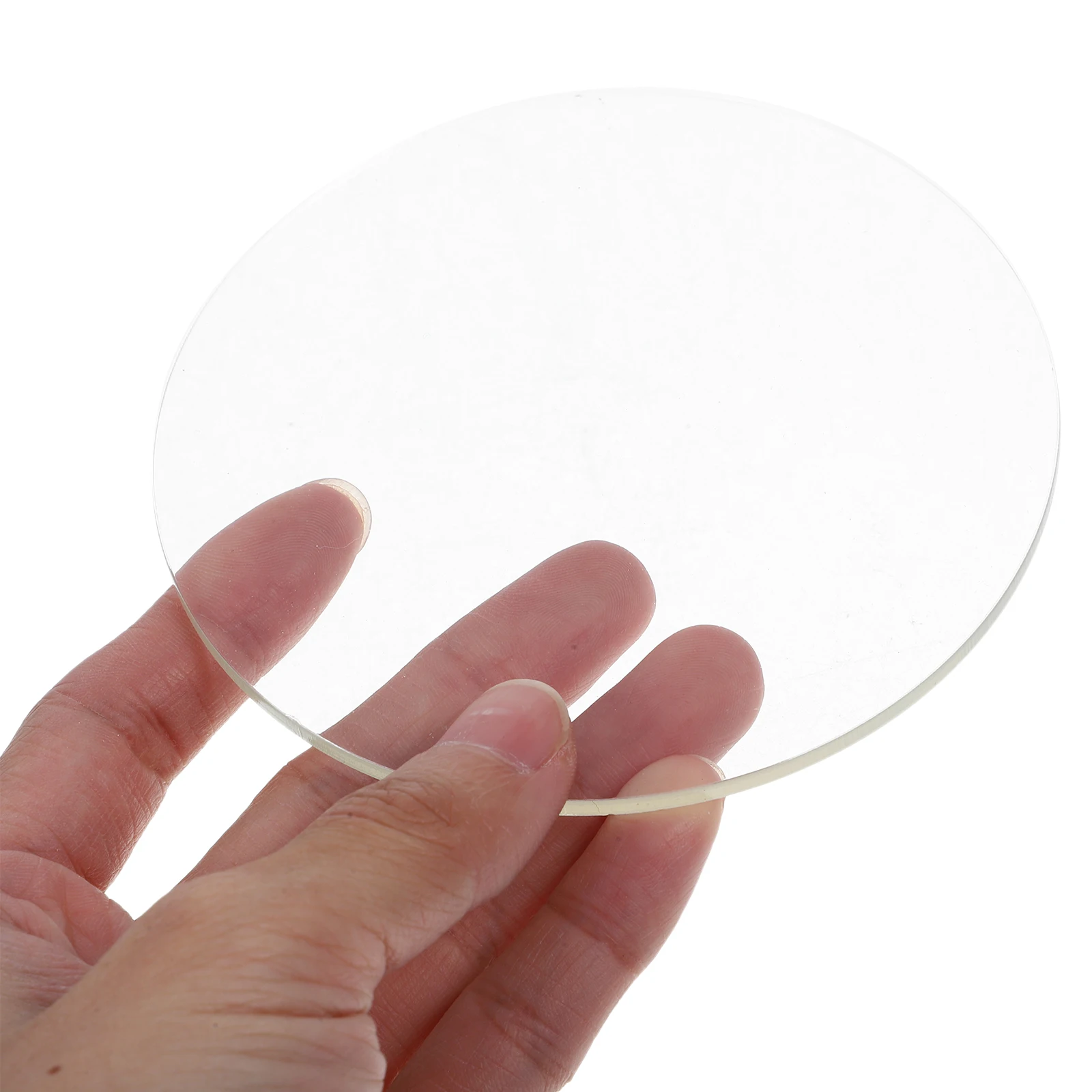 

5pcs Round Clear Acrylic Sheets Transparent Discs For Diy Crafts Photo Frame Glass Replacement Table Protector Artistic Projects