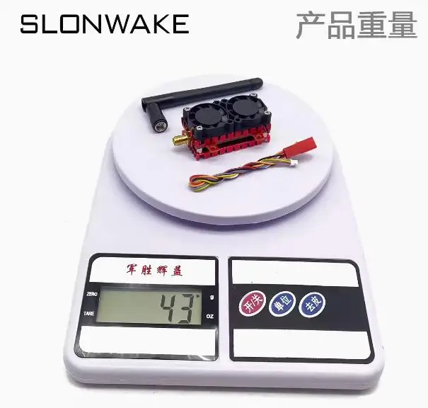 SLONWAKE Long Range 5.8G 5.8ghz 48CH 5000mW 5W adjustable VTX Transmitter for RC Quadcopter 5km-15KM super long range in the sky