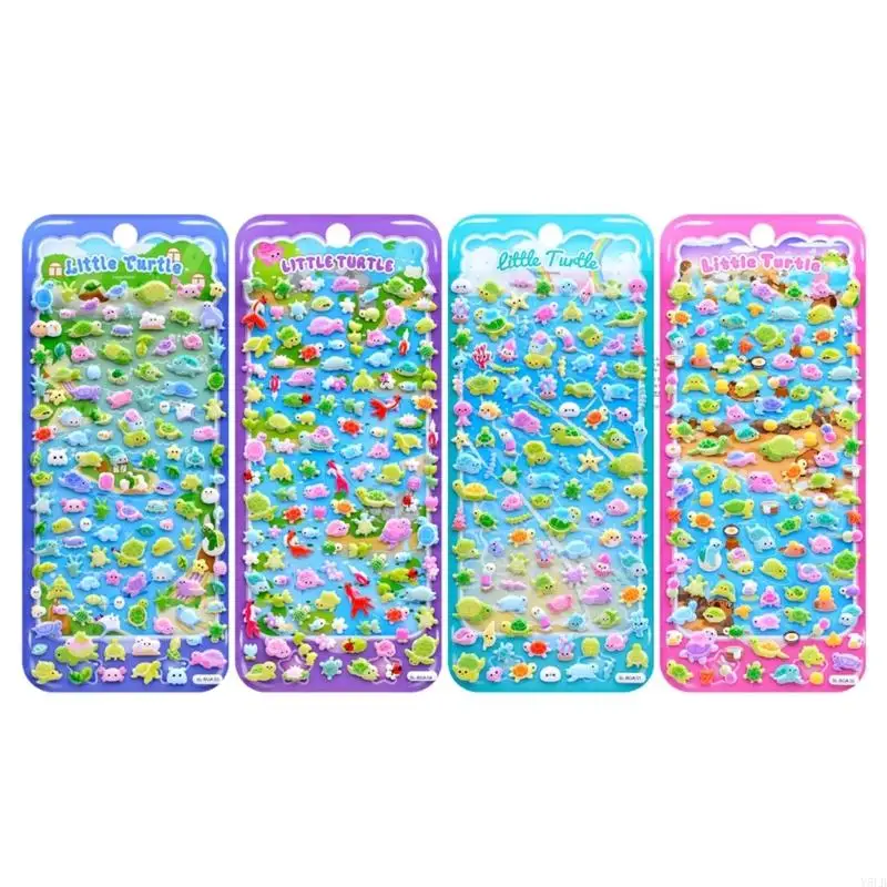 Y5LB Handcraft Sticker Reusable Tiny Patches for Water Bottle, Notebook, Scrapbooking
