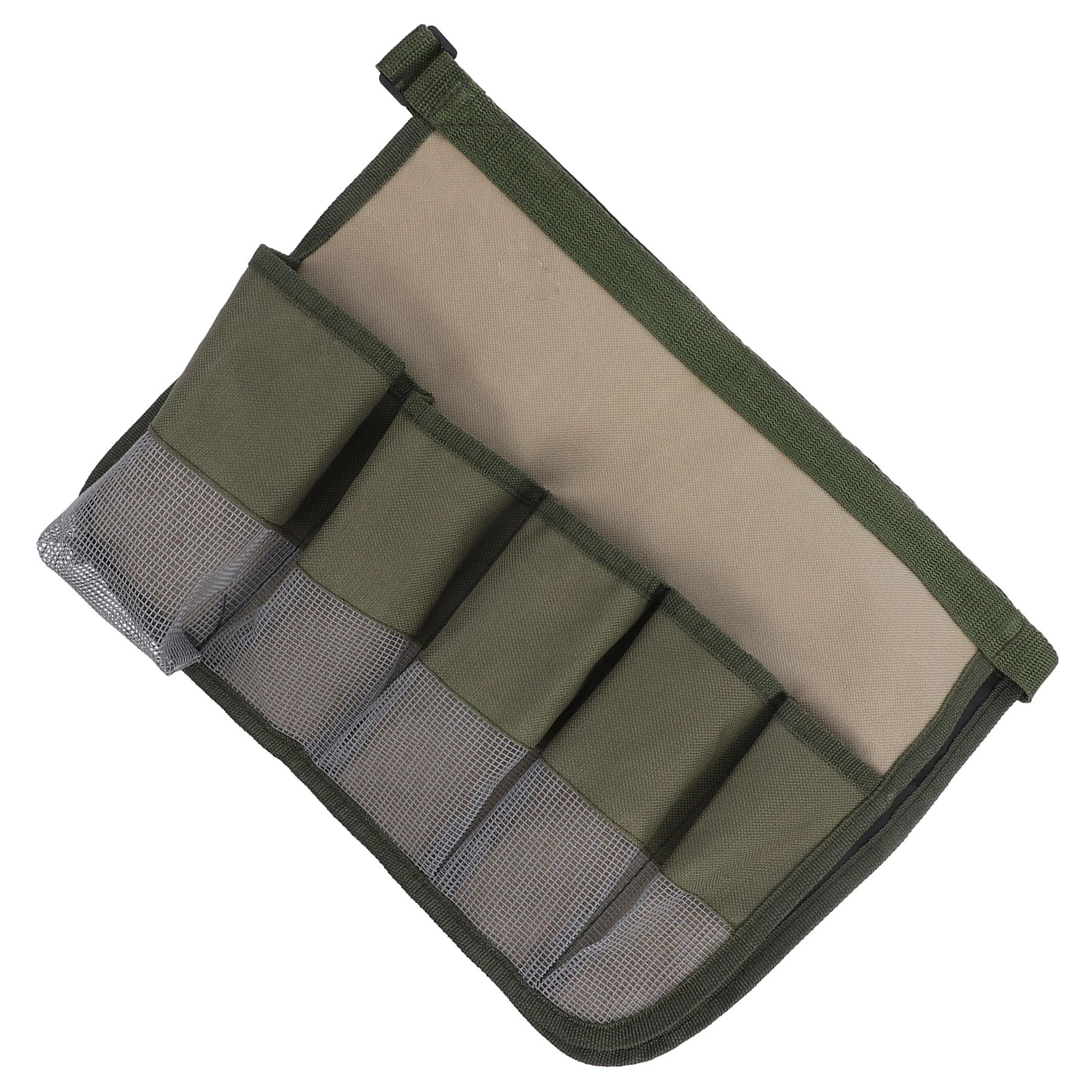 

Garden Tool Bag Waterproof 600D Oxford Fabric 35x25cm Olive Green Adjustable Strap Multiple Pockets Gardening Tools for Garden
