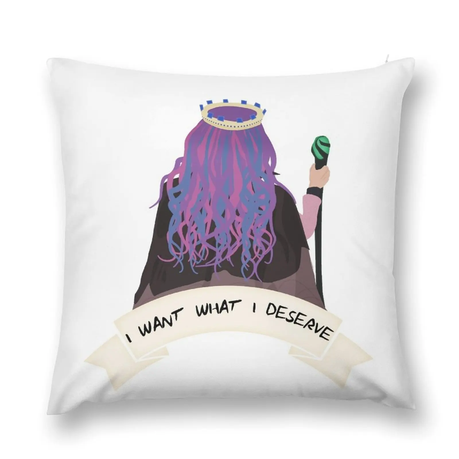 Queen Of Mean - Descendants 3 Throw Pillow Cusions Cover sleeping pillows Throw Pillow Covers Pillows Aesthetic pillow