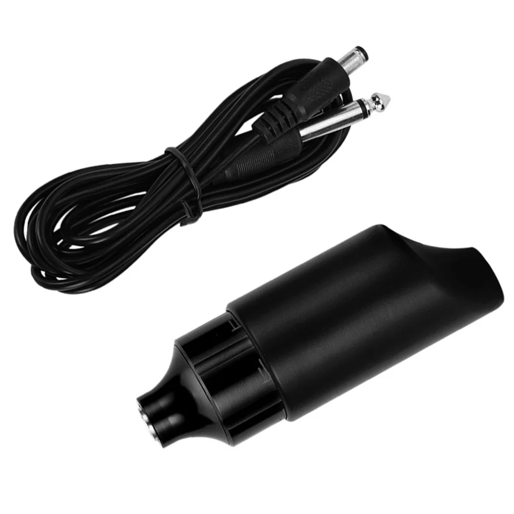 

1Set Tattoo Machine Short Rotary Pen Black Strong Motor Zinc Alloy Adjustable Needle Length Microblading Tool for Eyebrow Artist