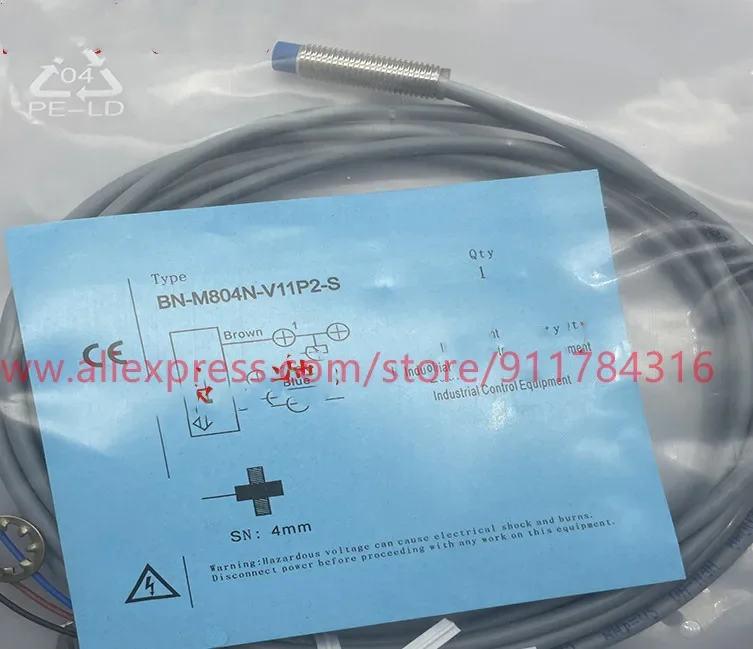

3pcs New High Quality Contrinex BN-M804N-V11P2-S BN-M804P-V11P2-S inductive proximity switch