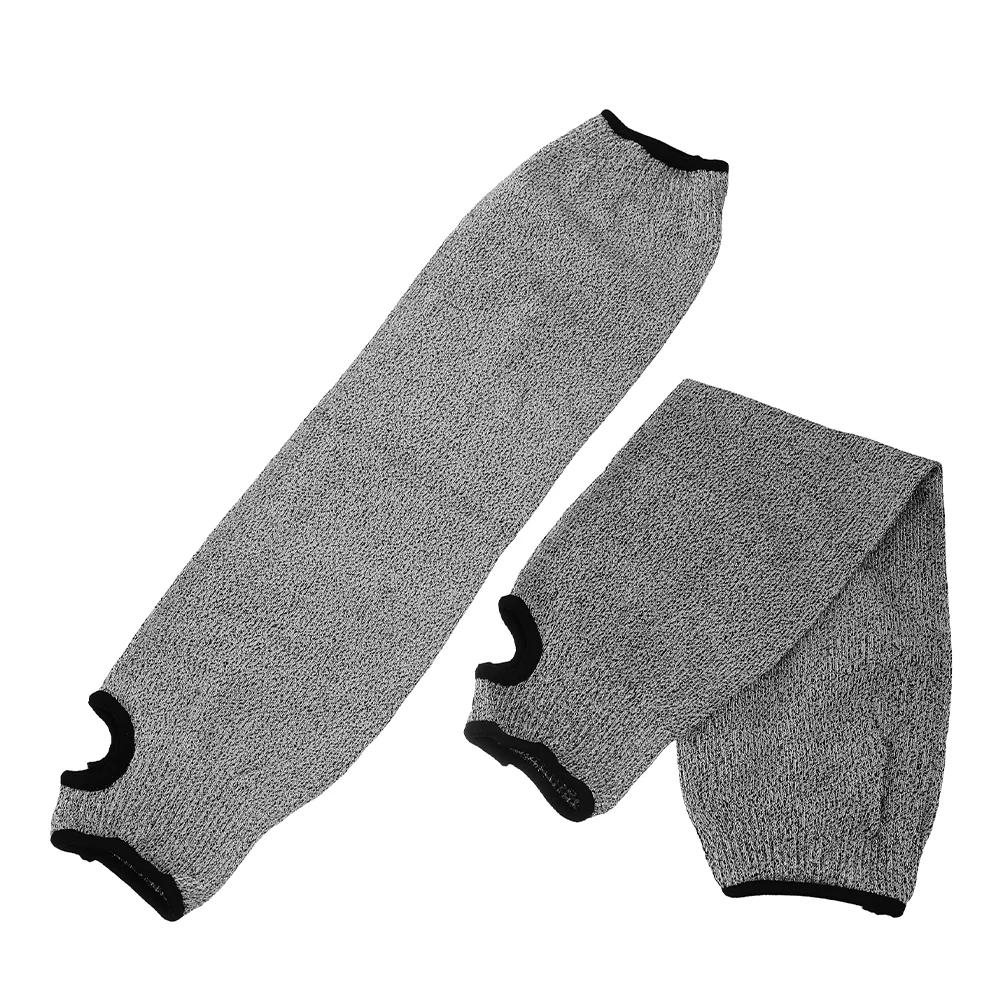 

2pcs Cut Resistant Sleeves Thumb Hole Breathable Arm Protection For Farmers Gardening Machinery Work Forearm Guard Arm