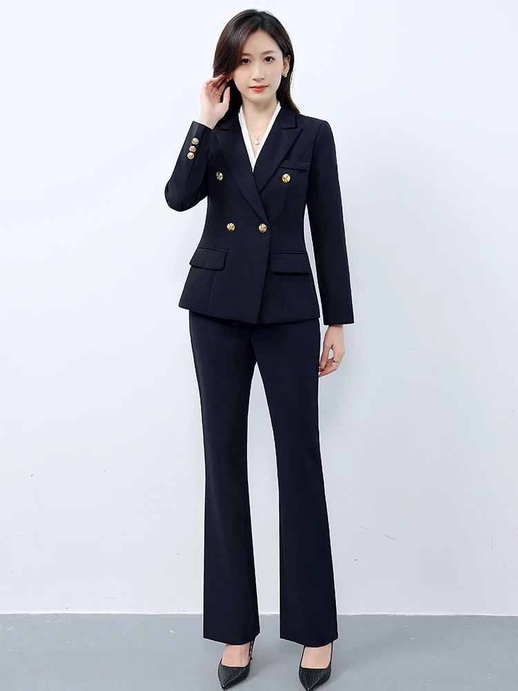 

Women's Small Suit Set Spring Autumn New Sle Office Workers College Students Interview Formal Outerwear Profional Workwear