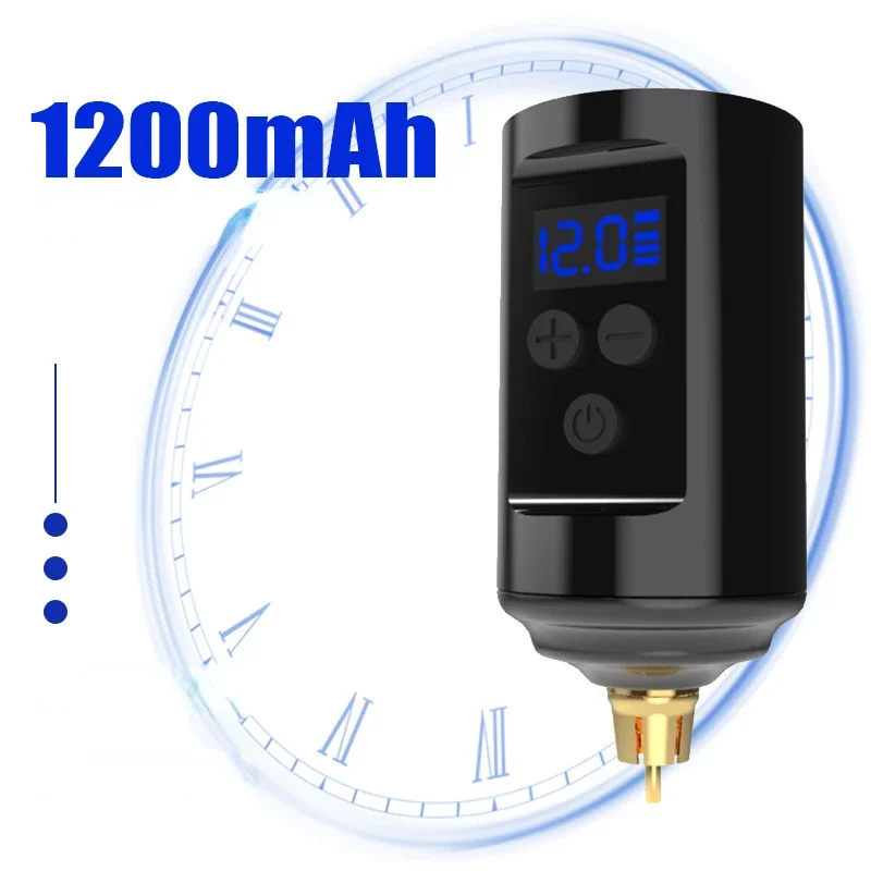 

1200mAh USB Tattoo Power Motor Machine Mobile Wireless Power Supply Rechargeable Portable Mini Tattoo Battery RCA DC Adapter