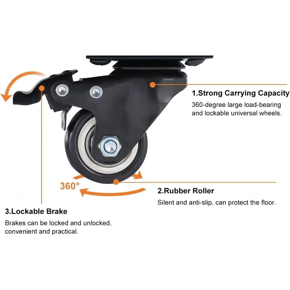 Lift-Top Coffee Table with Hidden Storage, Multifunctional 3-in-1 Modern Coffee Table with 4 Stools and Lockable Wheels