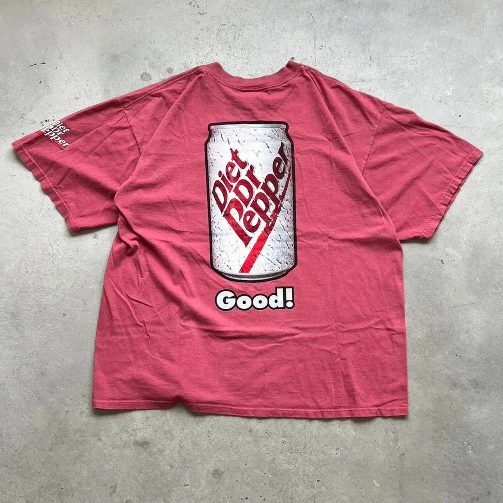 Vintage 90s Diet Dr Pepper Soda Promo Snack T Shirt