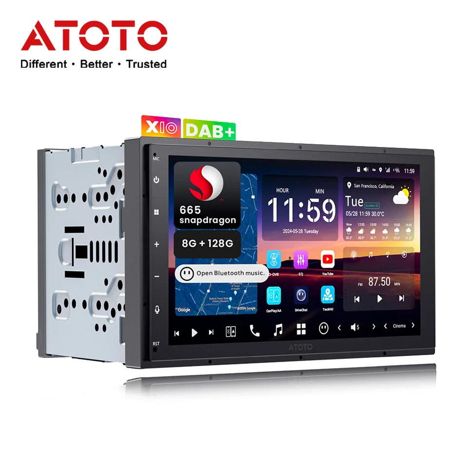 ATOTO X10 2 Din Android 13 Car Stereo 7 8G+128G