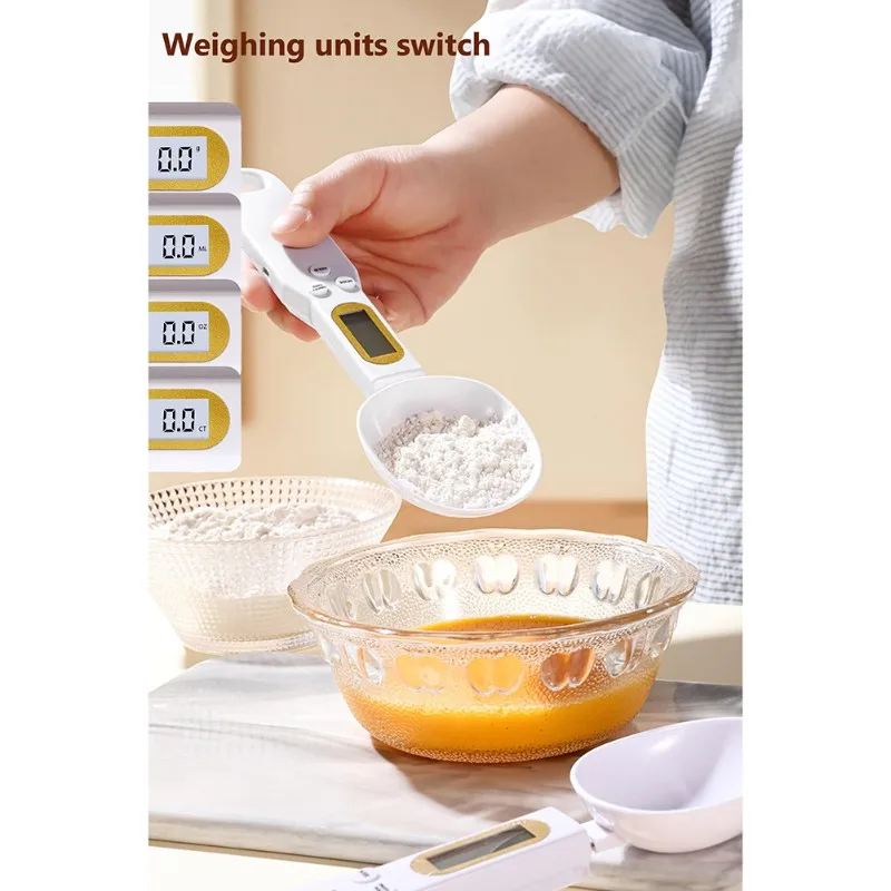 

A29R Digital For Coffee Powder Ingredients Spice Electronic Scale Spoon Weighing Kitchen Gram Measuring Spoon