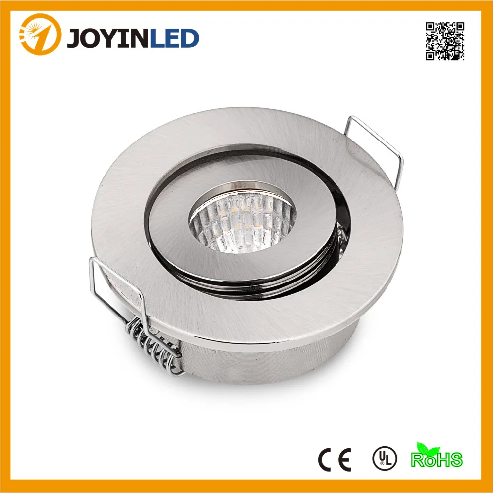 Factory price 110V Or 220V Dimmable 3W Cob Led Downlights 50mm Small Recessed Ceiling Mini indoor Lights indoor led down lights