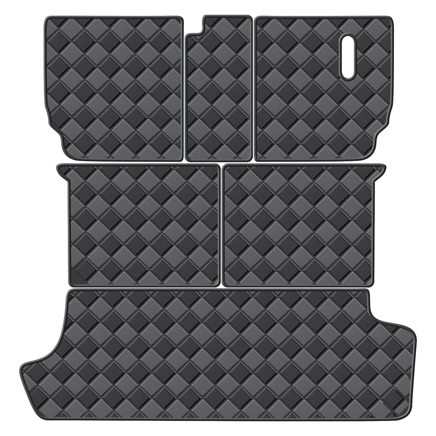 

Car Floor Trunk Cargo Mat for 2010 2023 Toyota 4Runner 7 Seat waterproof Liner Antiwear Antidirty