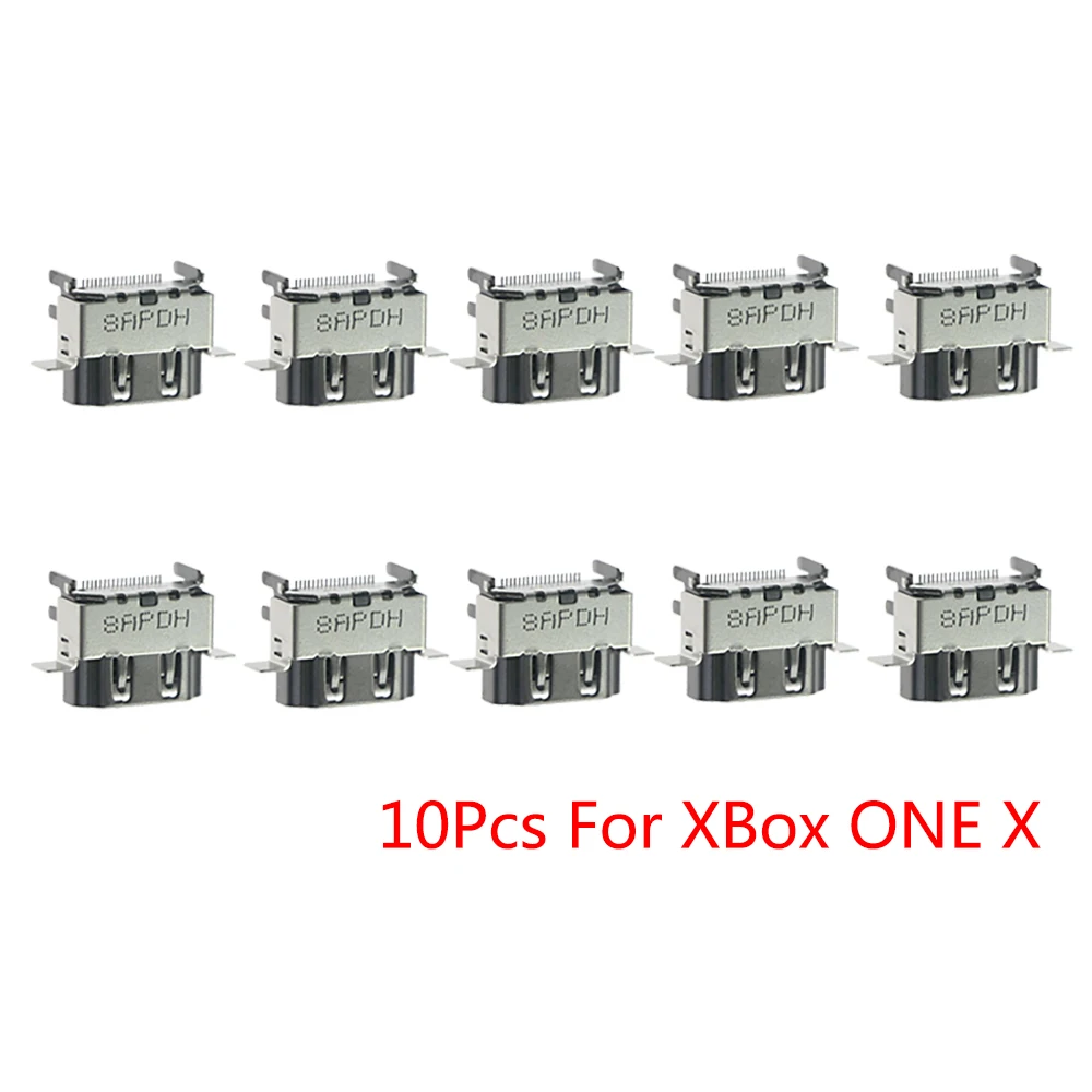 10Pcs ต้นฉบับสำหรับ Xbox One Series X/S HDMI-รองรับพอร์ตสำหรับ Xbox One คอนโซลพอร์ต Hdmi ขั้วต่อหลอดไฟ LED อินเทอร์เฟซ Gratis Ongkir