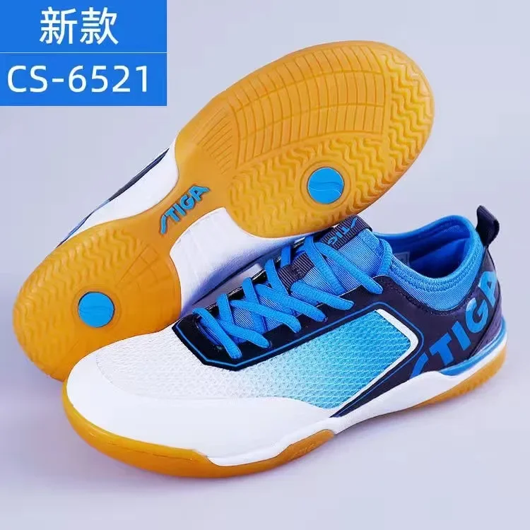 2024 New Table Tennis Shoes Men Women Blue Orange Indoor Court Shoe Unisex Top Quality Badminton Shoes Mens Sports Shoe