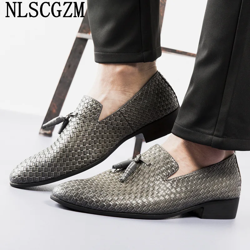 Slip on Shoes Men Italiano Office 2024 Party Shoes for Men Loafers Luxury Men Casuales Oxford Shoes Business Suit Erkek Ayakkabı