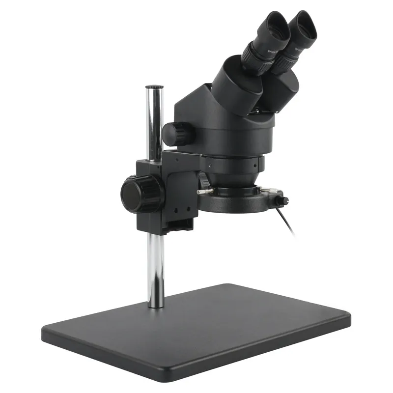 Imagem -02 - Microscópio Estéreo Industrial Binocular de Zoom Contínuo 35x-90x 7x45x Mais 05x 2x Lente Objetiva Auxiliar para Reparo de Solda de Pcb