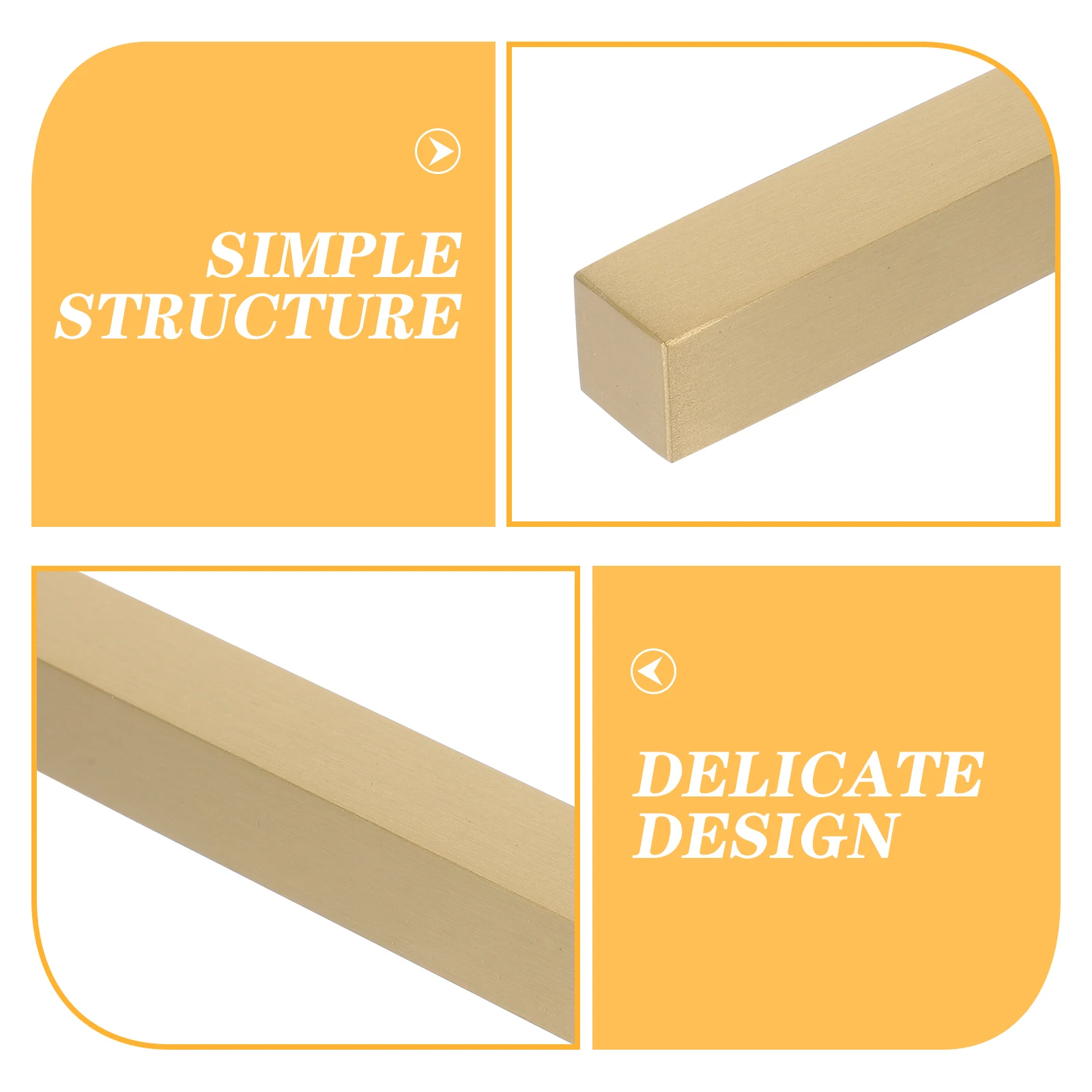 

Brass Paperweight Small Copper Weights Gold Modern Office Decor Home Decoration Mini Square Metal Weight Portable Light