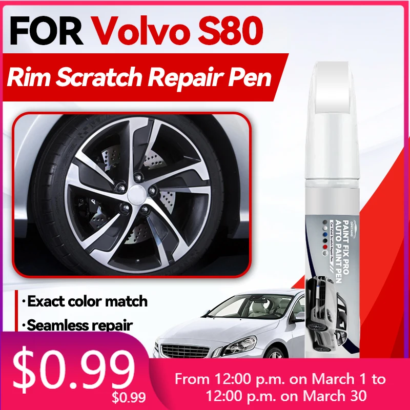 

Автомобильные аксессуары, ручка для ремонта автомобильной краски, для VOLVO S80 1998-2016 гг., аксессуары для ремонта царапин на краске, синий 705, серебристый 711, черный 711