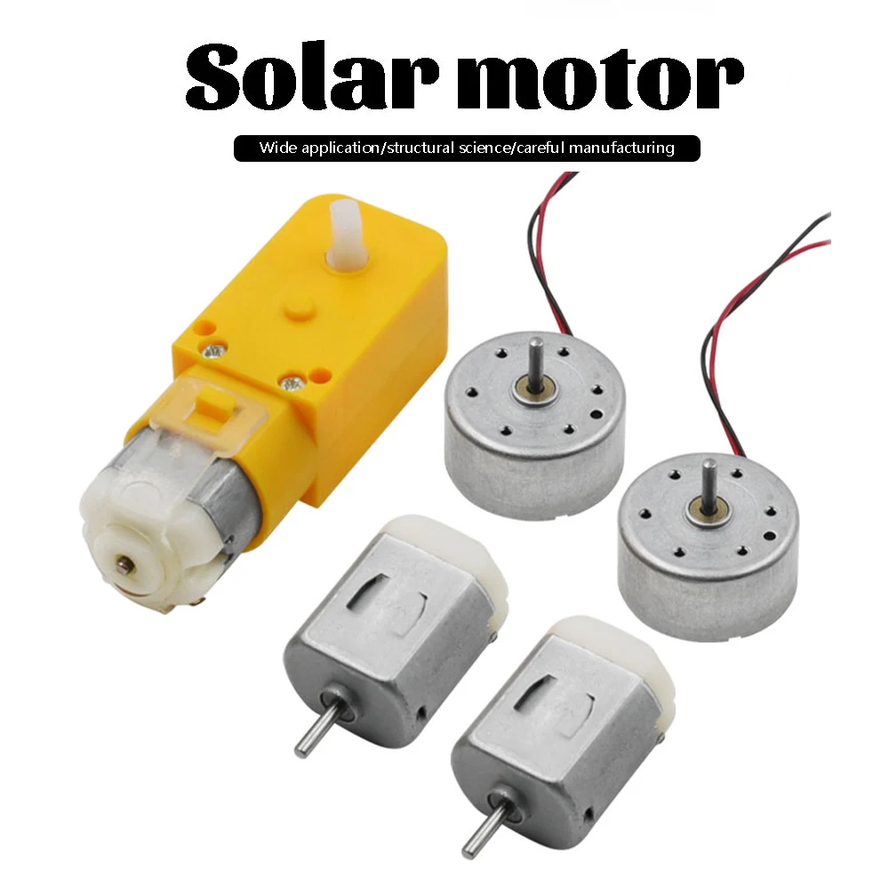 Micro Motor Mini Wind Turbine Solar Engine DC Low Noise DIY Toys Car Boat Models Brush Motors