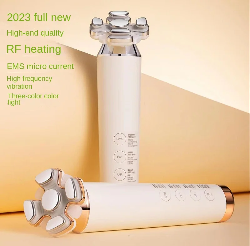 Radio Frequency Beauty Instrument Lift and Tighten, Remove Acne, Fade Spots 2023 New RF EMS Microcurrent Home Beauty Instrument