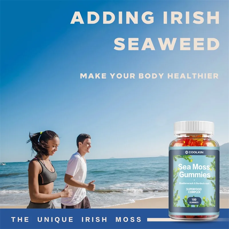 Sea Moss Gummies - Supports Immune System, Joint Health, Intestinal Cleansing, Thyroid Supplements