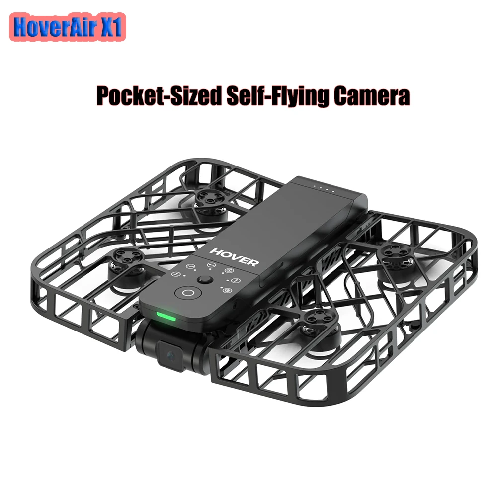 HOVERAirX1 125g Flying Hover Camera Llive Preview Selfie Aanti-shake Drone HD Pocket-Sized Self-Flying Camera for Outdoor Travel