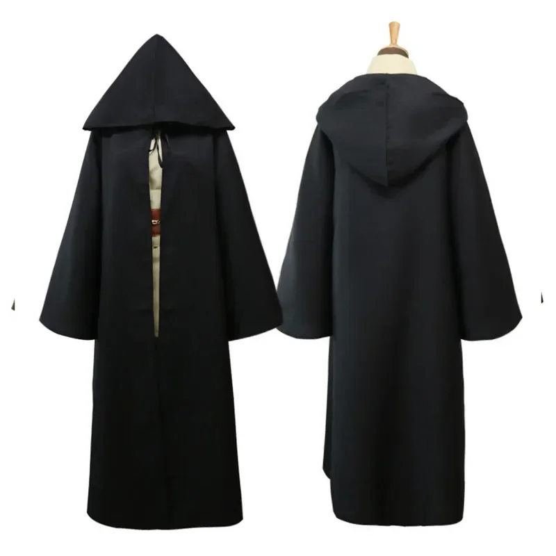 كوس هدية أنكين سكاي ووكر جيدي المحارب تأثيري حلي دارث فيدر عباءة الكبار مقنعين الرجال رداء عباءة المصارع الملابس B4244