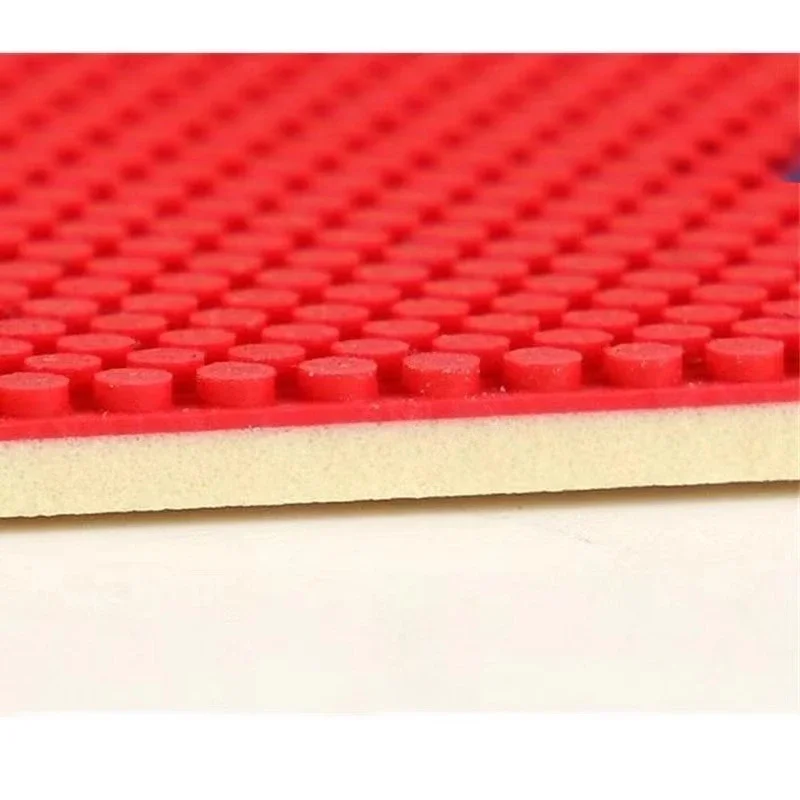 النيزك 575 تنس الطاولة المطاط ورقة لزجة البثور خارج بينغ بونغ المطاط ورقة مع 2 مللي متر الأبيض GP الإسفنج الطاقة الداخلية ITTF