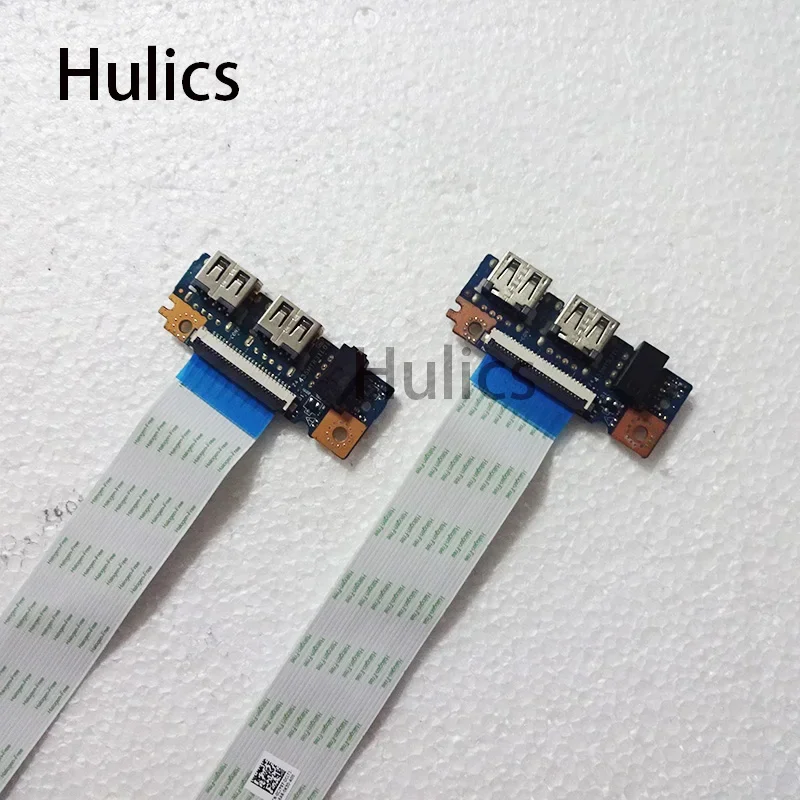 Hulics Used For Dell 5555 5558 5758 5566 3558 USB AUDIO BOARD With Cable CN-010R81 010R81 10R81 LS-B843P LS-D071P CN-02WMGK