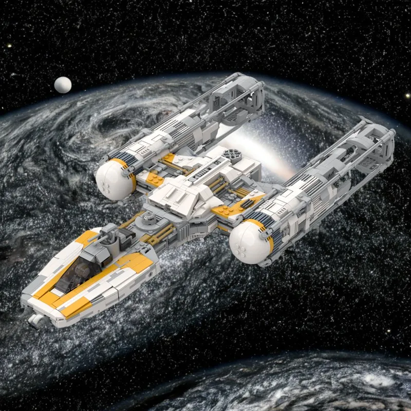 

1914PCS Star Batter Custom Rebels "BvAs" Y-Wing Building Blocks Creative Toy for Children Birthday Gift Enhance Creativity Skill