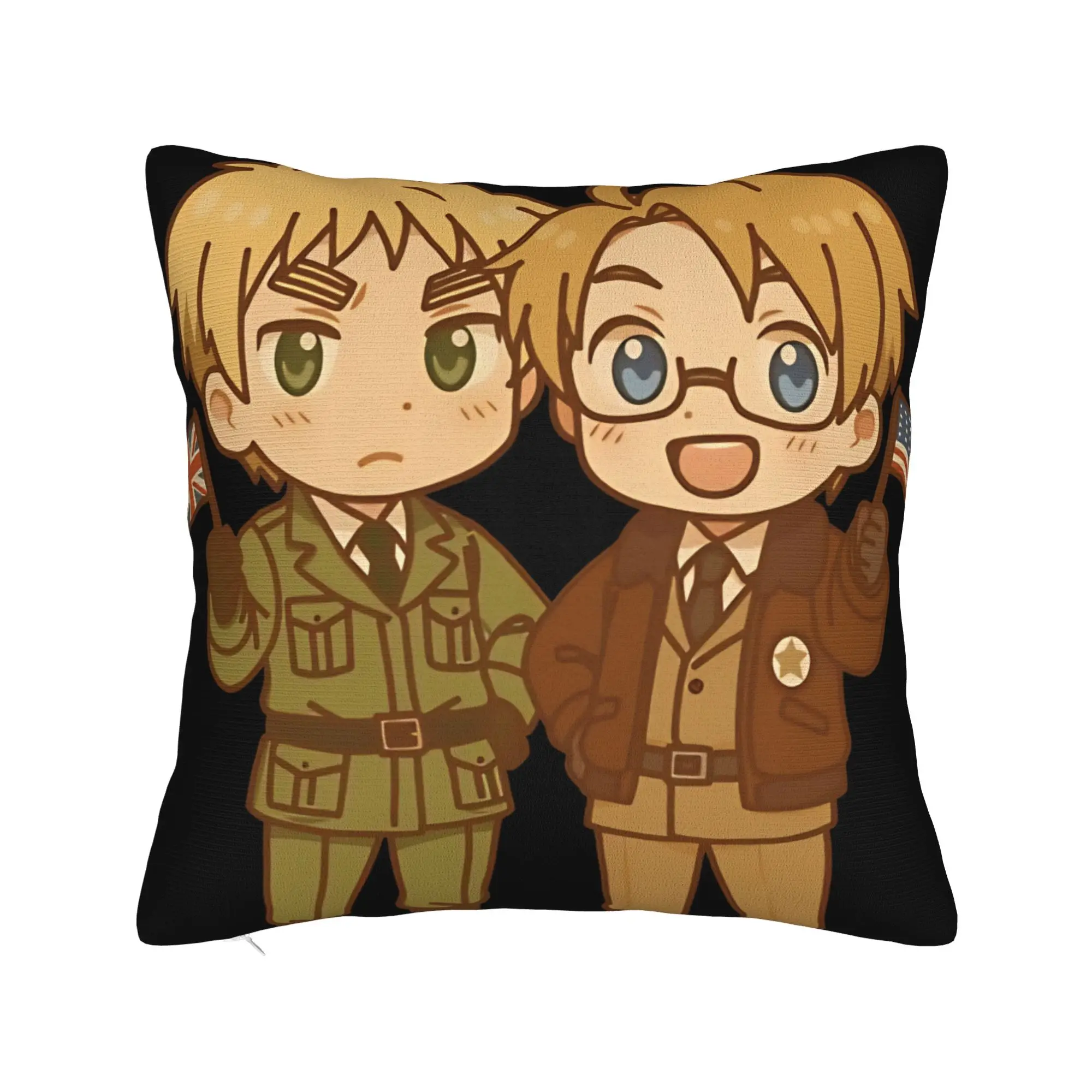 Pillow Case Hetalia Axis Power  Soft Pillow Cover  Funny Cushion Cover Design Pillowcases For Chair Sofa Home Decoration