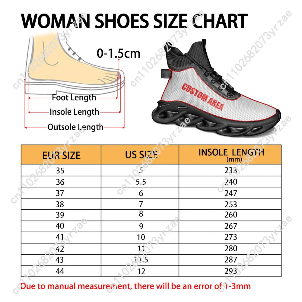 Saw High Top Flats Sneakers Mens Womens Sports Running Shoes High Quality Casual Sneaker Lace Up Mesh Footwear Custom Made Shoes