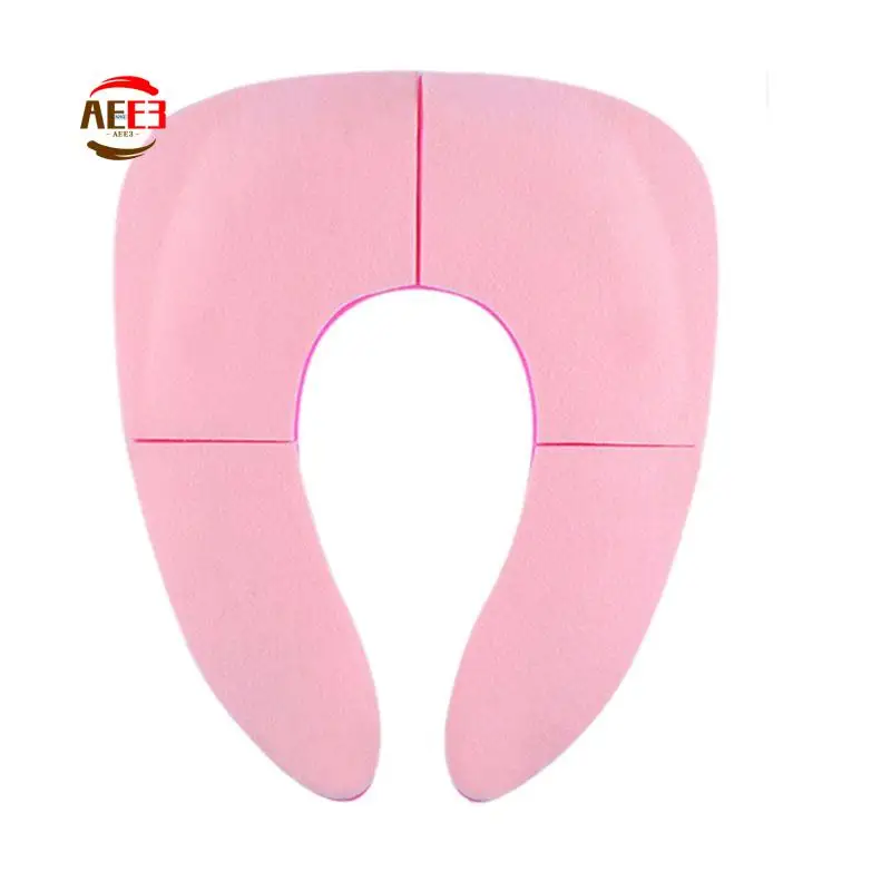 

AEE3-Folding Travel Toilet Seat For Toddlers - Portable & Secure Potty Training Seat, Non-Slip Suction Cups