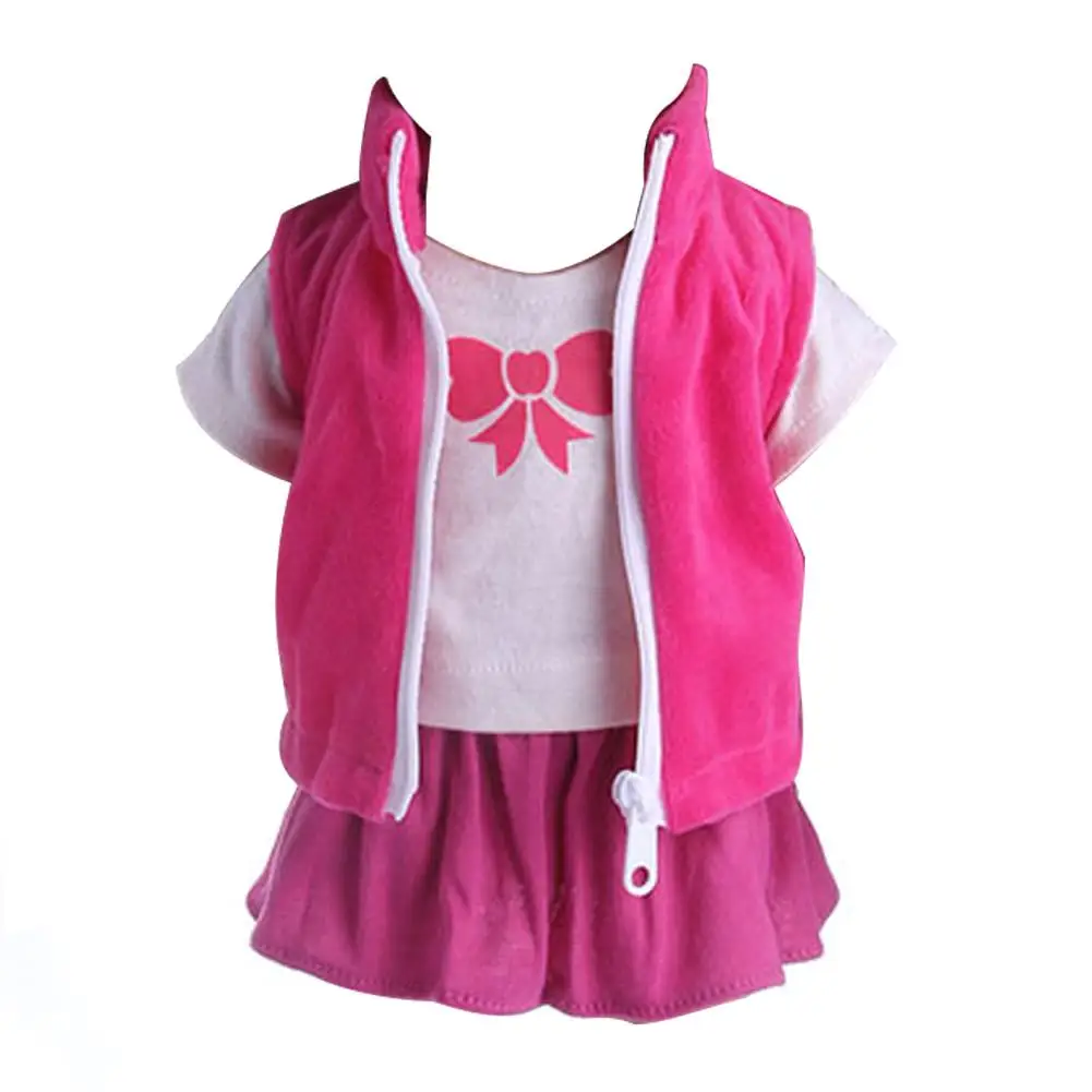 Ensemble de vêtements pour poupée américaine de 18 pouces, 43CM, accessoires de vêtements, jupe supérieure, jouets de bricolage pour filles, cadeau