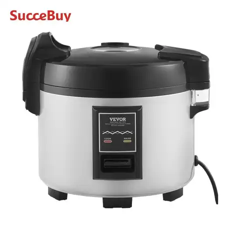 SucceBuy Commercial Rice Cooker Rice Cooker 9.51 Qt / 9 Liter Large Rice Cooker and Warmer with Nonstick Inner Pot Fast Cooking